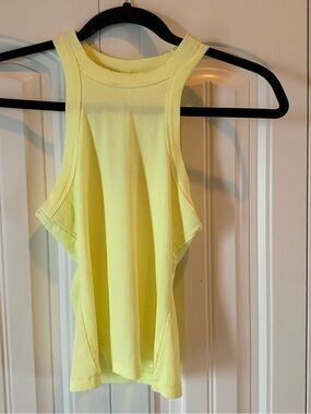 * RARE & SOLD OUT *+ NWT SKIMS Soft Lounge
High Crew Neck Tank - Lemonade (XS)